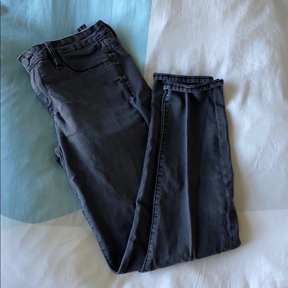 Grey Stone Wash Jeans